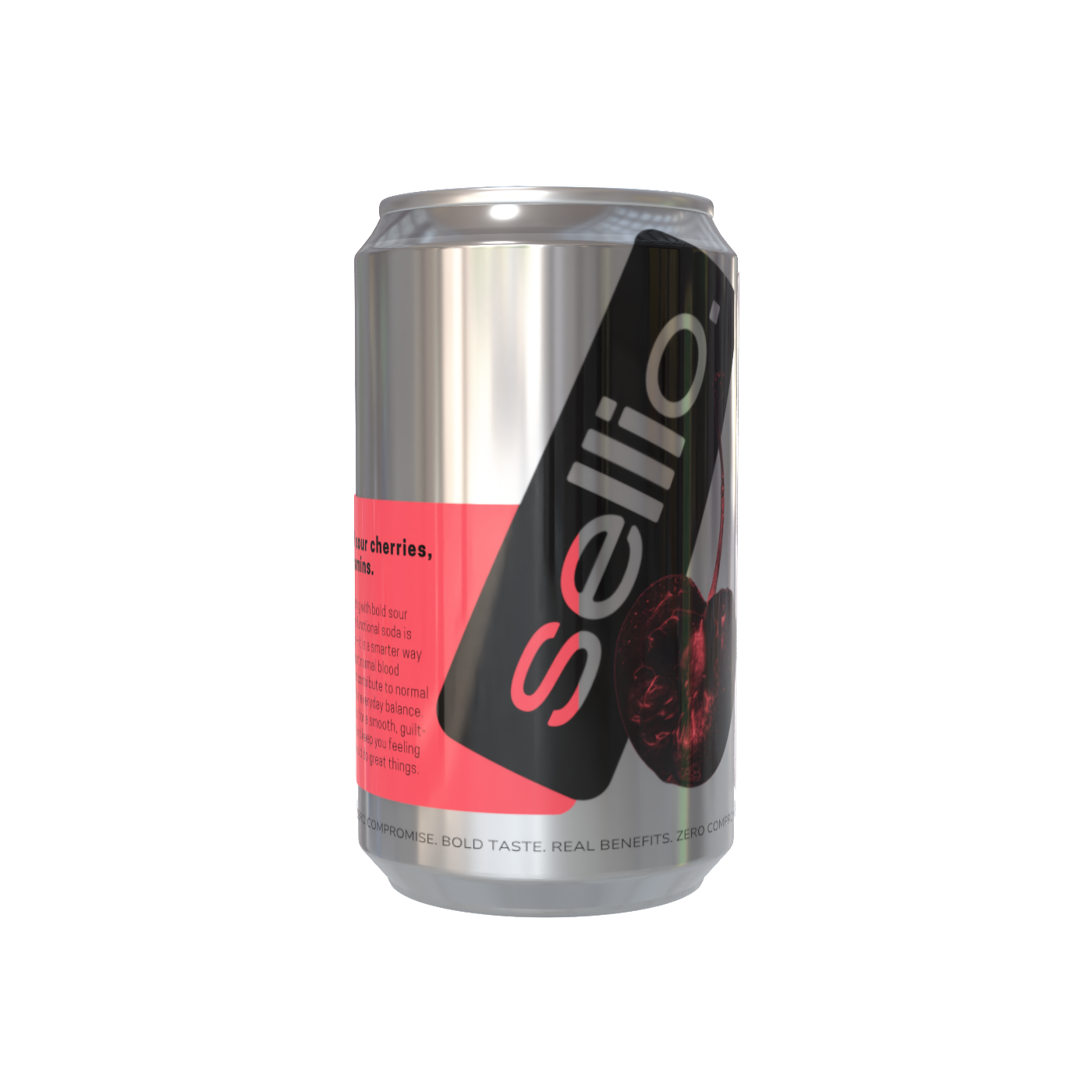 Sellio Blood Orange & Sour Cherry can